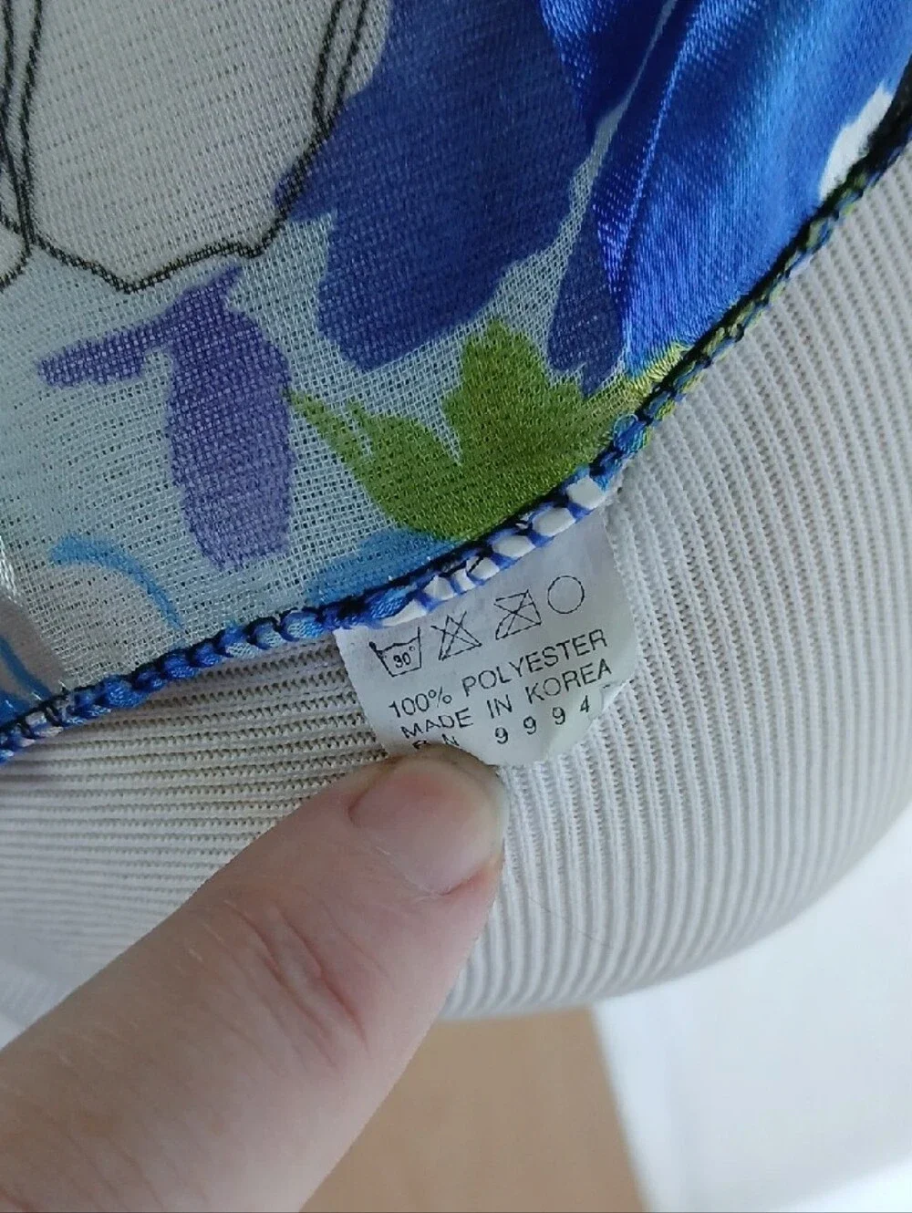 None sheer blue